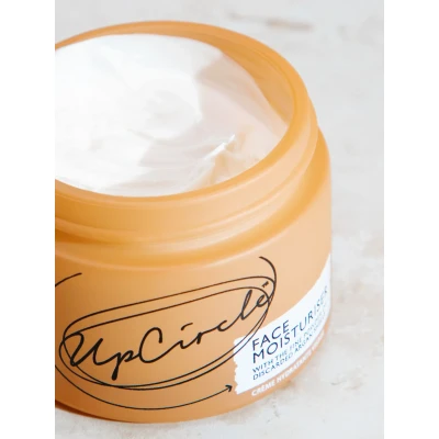 Afbeelding van UpCircle Moisturizer Arganpoeder Vitamine E Aloë Vera Veganistisch Stralende huid Gezichtscrème