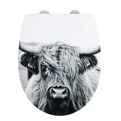 Afbeelding van WENKO Toiletzitting Yak met soft closesysteem, van thermoplast