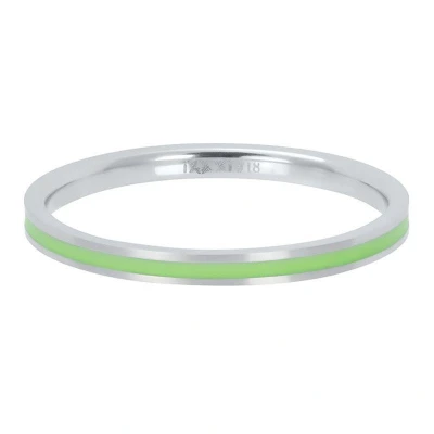 Afbeelding van iXXXi Line Green Matt Vulring 2mm Zilver maat 20