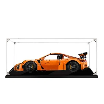 Afbeelding van MMOC Acryl showbox vitrine, vitrine showcase voor Technic Porsche 911 GT3 RS 42056, afdekhoes, stofdicht, miniaturen, modelbouw (2 mm)