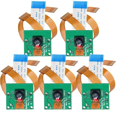 Afbeelding van AZDelivery 5 x Camera met 15cm flex kabel voor Raspberry Pi en 30cm compatibel Zero Inclusief E Book!