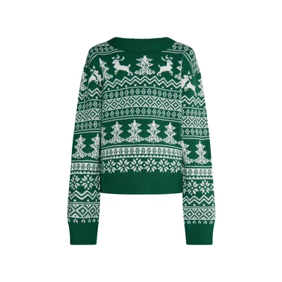 Afbeelding van myMo KIDS Trui &#039;Mimo&#039; groen / wit