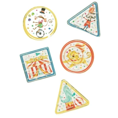 Afbeelding van Unique Party Supplies 84772 Feestgeschenken Circustieren kogellabyrint games 6 pack
