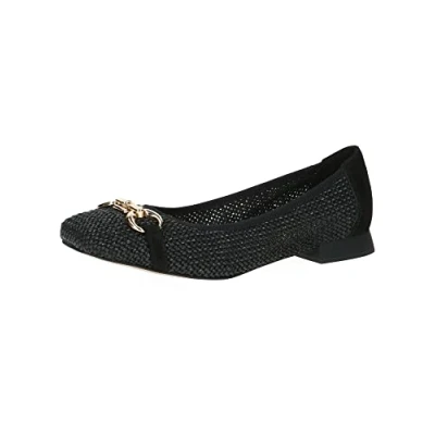 Afbeelding van Caprice Ballerina&#039;s Black comb, Dames, Maat: 38, comb Leer en textiel