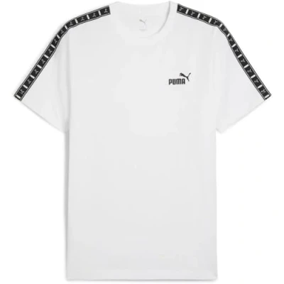 Afbeelding van Puma TAPE TEE Tshirt print, Heren, Maat: 3XL, white