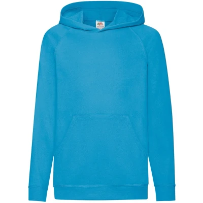 Afbeelding van Fruit Of The Loom Kinderen Unisex Lichtgewicht Sweatshirt Met Capuchon / Hoodie (Azure Blauw)