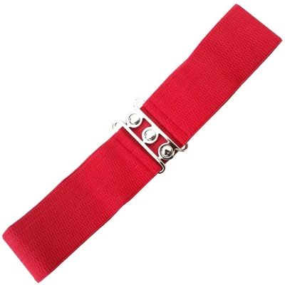 Afbeelding van Banned Vintage Stretch Taille riem 3XL/4XL Rood