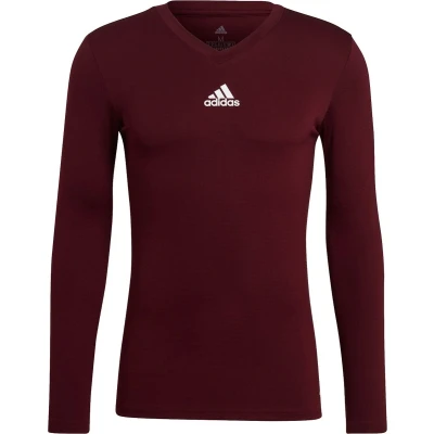 Afbeelding van adidas Performance TEAM BASE Sport Tshirt, Heren, Maat: Medium, Maroon