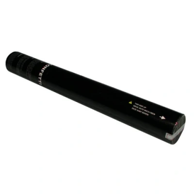 Afbeelding van Showgear Handheld confetti cannon 50 cm Zilver