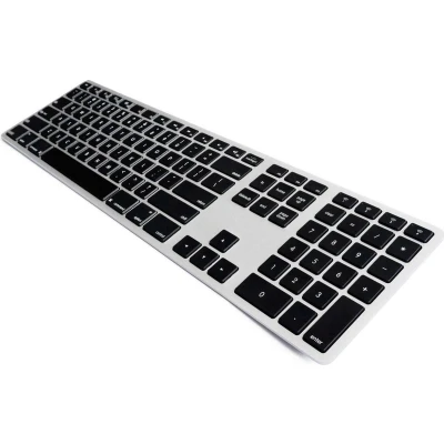 Afbeelding van Matias Draadloos Toetsenbord US QWERTY met Backlight voor MacBook zwart/zilver FK418BTLSB