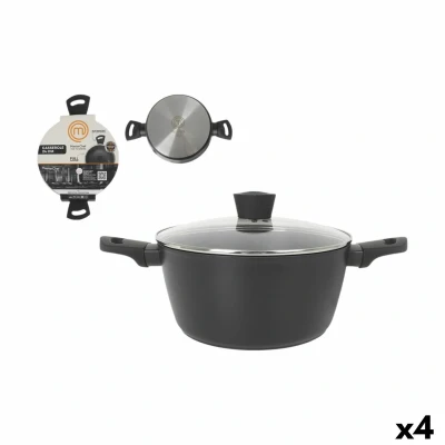 Afbeelding van Kookpot met Deksel MasterChef 24 cm (4 Stuks)