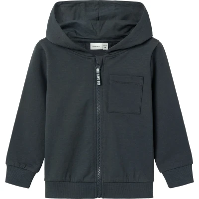 Afbeelding van Name it Sweater met rits voor kinderen, Maat: 110, India ink
