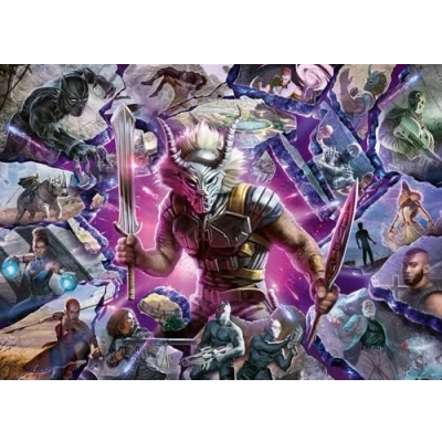 Afbeelding van Ravensburger puzzel Marvel Villainous: Killmonger Legpuzzel 1000 stukjes