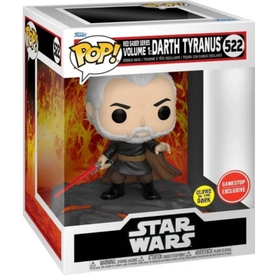 Afbeelding van Star Wars Funko Pop Vinyl: Red Saber Series Volume 1 Darth Tyranus Limited Edition