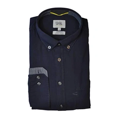 Afbeelding van camel active Heren 4091119s01 Overhemd, nachtblauw, 4XL
