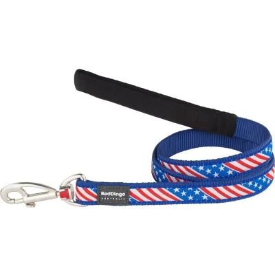 Afbeelding van Hondenriem Red Dingo US Flag 1,2 m Blauw 1.2 x 120 cm