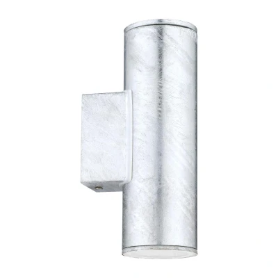 Afbeelding van EGLO Riga 4 Wandlamp voor buiten IP44 LED 2 lichts Thermisch verzinkt