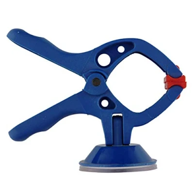 Afbeelding van wolfcraft Veerklem met zuignap microfix I 3638000 Bruikbaar in alle huishoudens, geschikt voor hobby, tuin, auto en vrije tijd (camping)