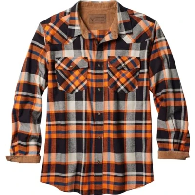 Afbeelding van Legendary Whitetails Shotgun Western Flanellen overhemd voor heren, button down shirt, lancer plaid, L