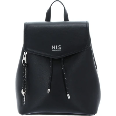Afbeelding van H.I.S Vrije tijd Rugzak Backpack Schwarz Zwart