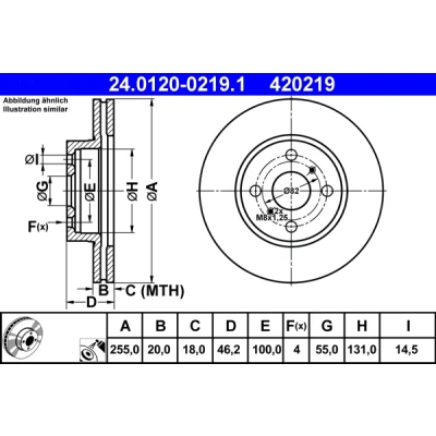 Afbeelding van Ate Remschijf 24.0120 0219.1