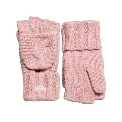 Afbeelding van Superdry Wanten, Dames, Maat: One Size, Rose tweed