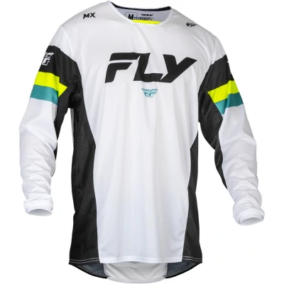 Afbeelding van Fly Racing 2024 Kinetic Menace Crosshelm Rood / Zwart Geel maat L