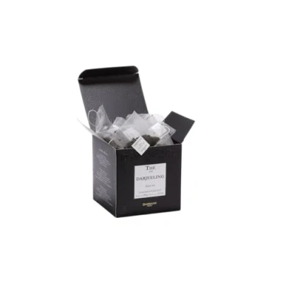 Afbeelding van Dammann Frères Darjeeling 50 cristal zakjes Zwarte thee uit India de Champagne van Composteerbare theebuiltjes