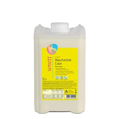 Afbeelding van Wasmiddelkleur: geur van biologische minolie en citroengrasolie, 100% biologisch afbreekbaar. 5 l (1er Pack) gemêleerd