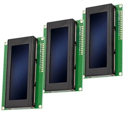 Afbeelding van AZDelivery 3 x HD44780 2004 LCD Display 4x20 Tekens Blauw compatibel met Arduino Inclusief E Book!