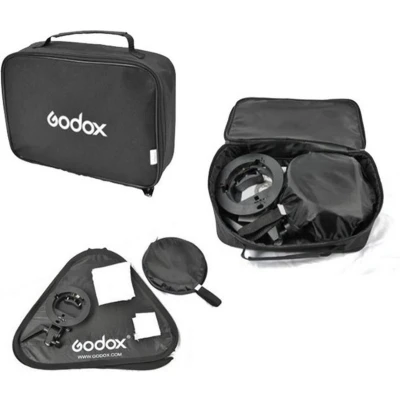 Afbeelding van Godox S bracket Bowens + Softbox 80x80cm Grid