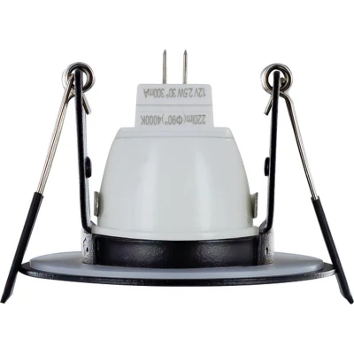 Afbeelding van Integral Evofire Mini Inbouwspot Ø6.4cm Zwart IP65 Zaagmaat 4.5cm Voor MR11 GU4 of PAR11 GU10