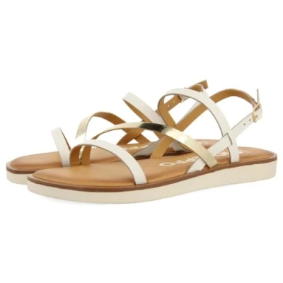 Afbeelding van Gioseppo Carbis Sandalen, Dames, Maat: 38, Blanco Leer