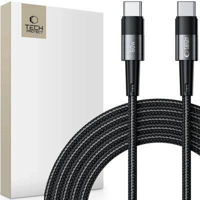 Afbeelding van TECH PROTECT ULTRABOOST TYPE C KABEL PD60W/3A 300CM GRIJS