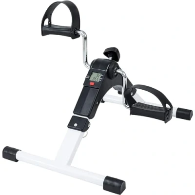 Afbeelding van TechFit PED2 pedaaltrainer, mini hometrainer voor thuis en op kantoor, lichte trainingsmachine armen benen, met lcd display, geschikt ontspanning training