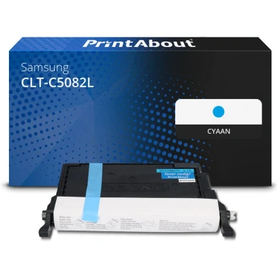 Afbeelding van Huismerk Samsung CLT C5082L (SU055A) Toner Cyaan Hoge capaciteit