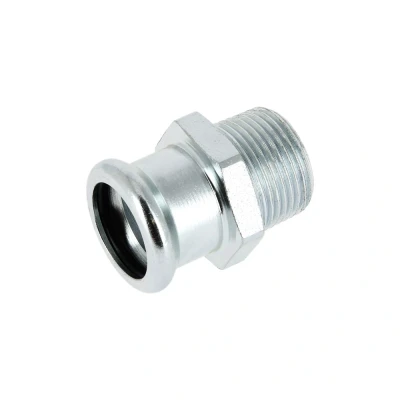 Afbeelding van Bonfix Perskoppeling Staal Puntstuk R1 1/2&quot;x42mm