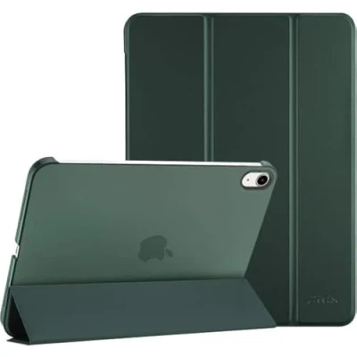 Afbeelding van ProCase hoes voor 2022 10,9 inch iPad 10e generatie 10 Case model A2696 A2757, licht dunne harde beschermhoes Smart Folio Cover compatibel met nachtgroen