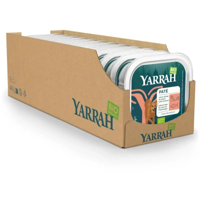 Afbeelding van 12x Yarrah Bio Hondenvoer Paté Kip &amp; Zalm 150 gr
