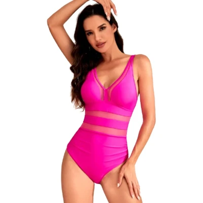 Afbeelding van Eendelige badpak Elite Roze Corrigerend Zwemkleding Dames Bikini Strand