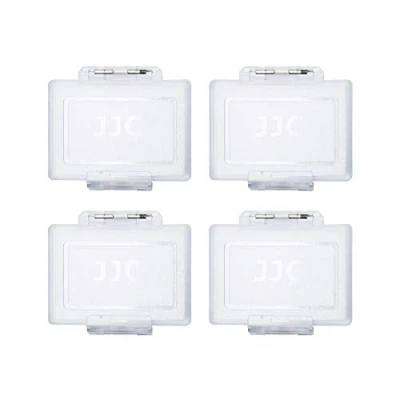Afbeelding van JJC Batterijbehuizing voor Canon LP E6, E8, E5, E12, E17 Nikon EN EL15, EL14, EL3E Sony NP FW50, BX1, BG1, BD1 Fujifilm W126 Olympus BLN1, BLS5 batterij (4 stuks per kit))