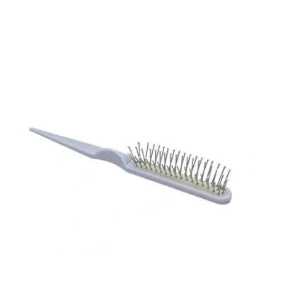 Afbeelding van LUTTMANN® Tweehaar pruiken borstel met noppen in lila/paars voor pruiken, extensie en haarstukjes