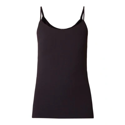 Afbeelding van Oroblu dames Dolcevita Caraco mouwloos singlet in de kleur Zwart, maat: S/M