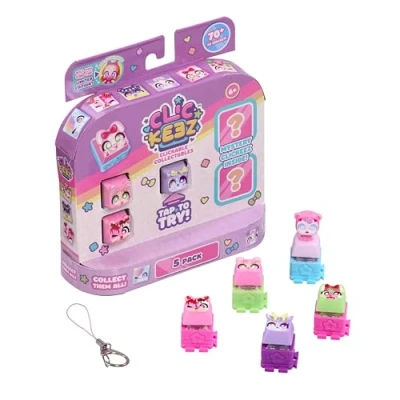 Afbeelding van Clickeez Multipack Verzamelbaar Speelgoed vanaf 6 Jaar, Verrassingsspeelgoed met Keycaps, Schattige Toetsenbord Knoppen, Geschikt als Geschenk voor Meisjes en Jongens