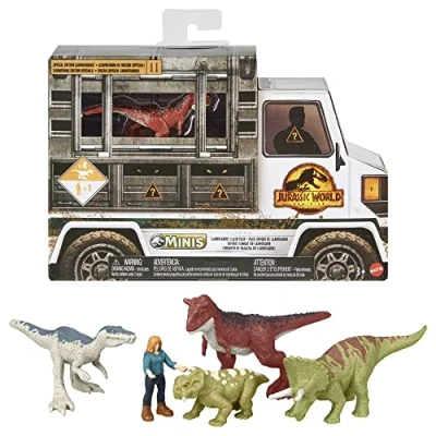 Afbeelding van Jurassic World mini figuren set 4 pack Dinosaurus speelfigurenset 7 cm groot
