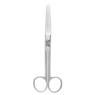 Afbeelding van BeautyTools Verbandschaar Professionele met (Stevig) Recht Snijvlak Afgeronde Punt INOX (15 cm) (MS 0898)