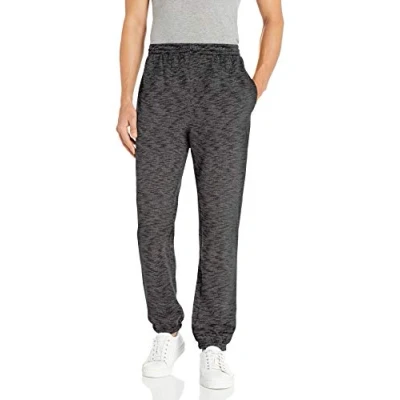 Afbeelding van Amazon Essentials Men&#039;s Fleece joggingbroek met gesloten manchetten (verkrijgbaar in grote en lange maten), Houtskool Ruimteverf, XXL