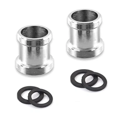 Afbeelding van Messing Kraan Adapter, 2 stks Lengte Uitbreiding Tap Beluchter Connector, 16mm Mannelijk naar 22mm Buitendraad Spoelbak Waterzuiveraar Adapter
