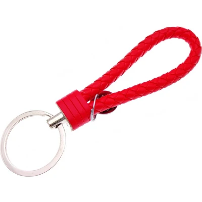 Afbeelding van New Age Devi Sleutelhanger Leer Rood!