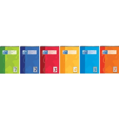 Afbeelding van Oxford, Notitieboekje + schrijfblok, Schoolschrift, A5, regel 2 (A5, Rijen)